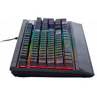 Клавіатура Ergo KB-640 Black (KB-640), мембранна, з підсвіткою, ігрова, 104 клав., дротова, USB 1.5м