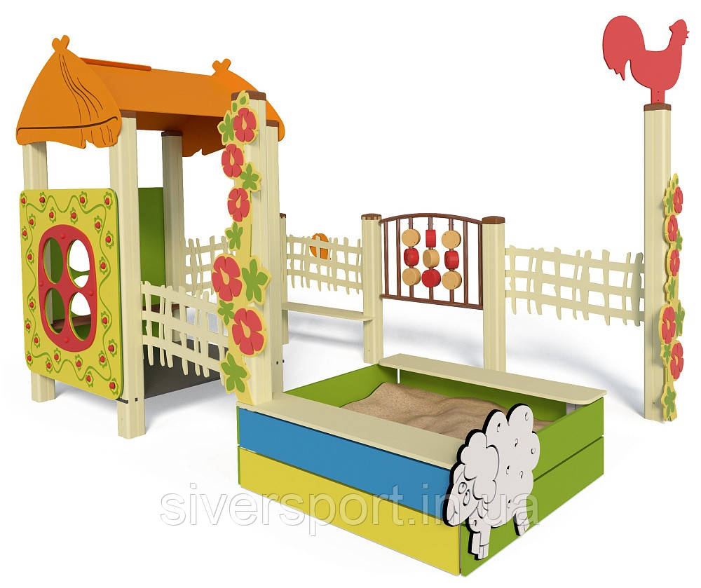 Пісочний двір "Будиночок" TE322, фото 1