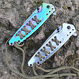 РОЗПРОДАЖ. Ніж складний інерційний фліппер Magnum, різнокольоровий градієнт., фото 4