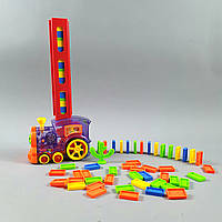 Потяг з доміно YXY 955-2 A (36/2) "Domino Train”, світло, звук, автоматичне викладання цеглинок, аксесуари, на