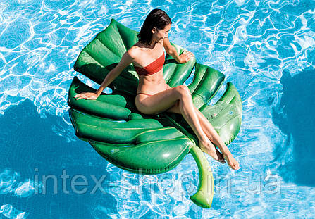 Надувний матрац для плавання Intex 58782 «Пальмовий лист» (213х142 см), фото 1
