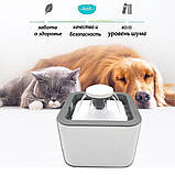 Автоматична напувалка фонтан з п'ятьма змінними фільтрами Pet Water FOUNTAIN для собак та котів, фото 4