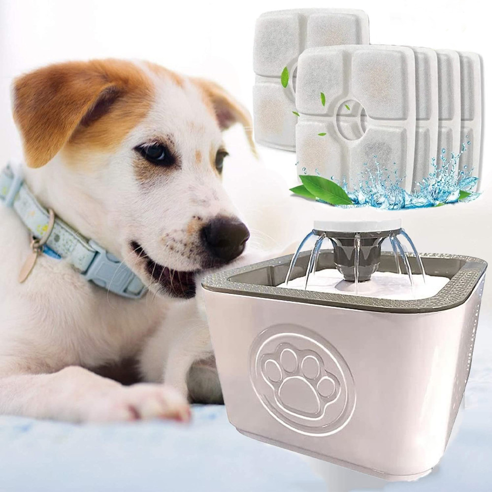 Автоматична напувалка фонтан з п'ятьма змінними фільтрами Pet Water FOUNTAIN для собак та котів