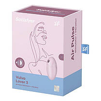 Вакуумний стимулятор Satisfyer Vulva Lover 3 Pink, фото 5