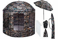 Палатка - зонт водонепроницаемая Gold fisher YUKON MASKING зонт 224 x 195 см