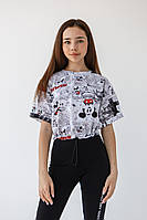 Футболка Бріджит прінт (р. 116, 122, 128)