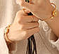 Жіночий браслет з позолотою "Фантазія", фото 4