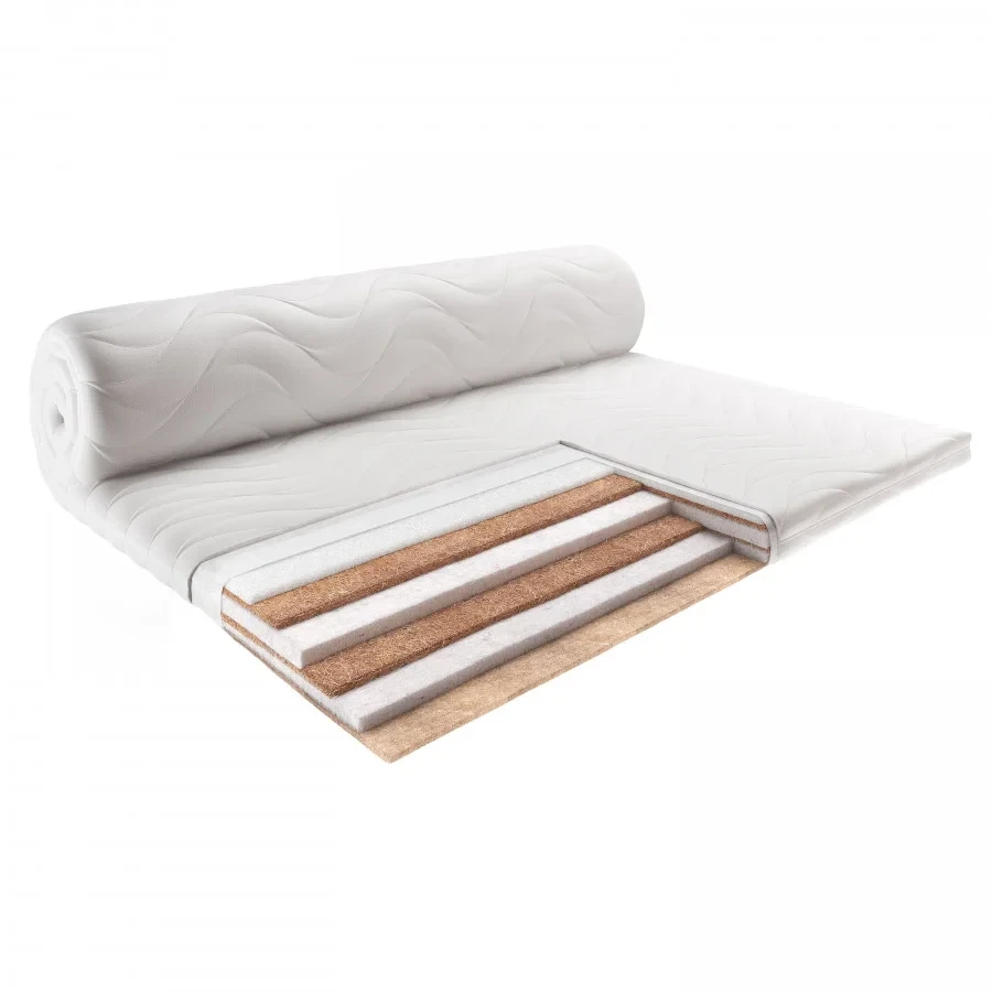 Рулонний тонкий матрас-футон Usleep Sleep Roll Luxe Kokos