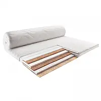 Рулонный тонкий матрас-футон Usleep Sleep Roll Luxe Kokos 80x190