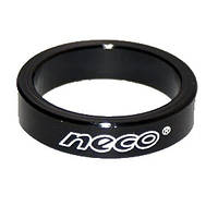 Проставочное кольцо 1-1/8" 10mm NECO 1 шт (черн.)