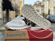 Чоловічі кросівки Saucony Shadow Літнє взуття Сауконі сірі текстиль замш сітка повсякденні В'єтнам, фото 4
