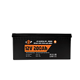 Акумулятор LP LiFePO4 12V (12,8V) - 200 Ah (2560Wh) (Smart BMS 100А) з BT пластик для ДБЖ, фото 3