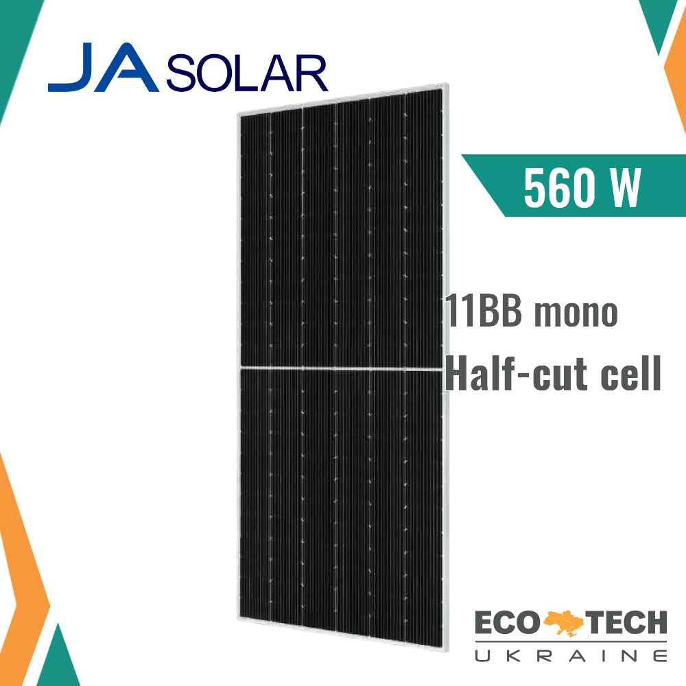Сонячна панель JA Solar JAM72S30-560/GR 560W