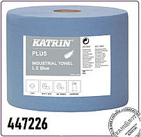 Рушники паперові рулонні Katrin Plus Industrial Towel L2 Blue, синій (447226)