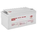 Акумулятор гелевий LPM-GL 12V - 65 Ah, фото 3
