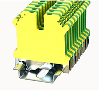 Проходная клемма на DIN рейку PC2.5-PE-01P-1Y-00A(H) DEGSON