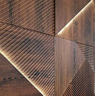 Гипсовые 3D панели Gipster "Lines Light Wood" - цвет в ассортименте 500*500*25 мм