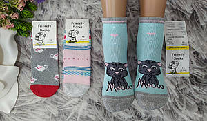 Дитячі шкарпетки р. 14 (23-25) стрейч за 1 пару для дівчинки Friendly Socks 4011014-005
