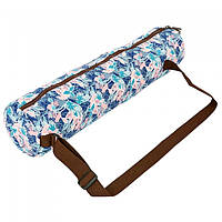 Сумка для йога коврика KINDFOLK Yoga bag SP-Sport FI-8365-2 розовый-голубни