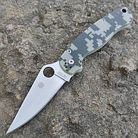 Ніж складний Spyderco Para-Military 2 піксель, china, +paracord