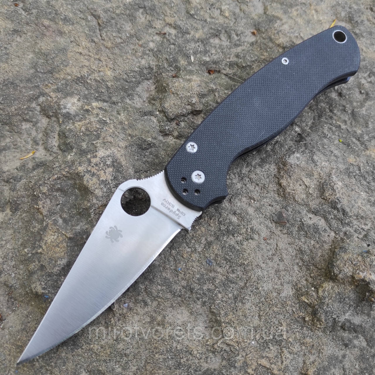 УЦІНКА. Ніж складний Spyderco Para-Military 2, Compression lock, чорний