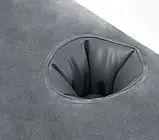 Надувне крісло-трансформер (підсклянник, 117-224-66 см.) Intex 66551 Темно-сірий, фото 7