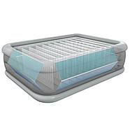 Надувне ліжко велюр із вбудованим електричним насосом (203-152-56см) Intex 64418, фото 5