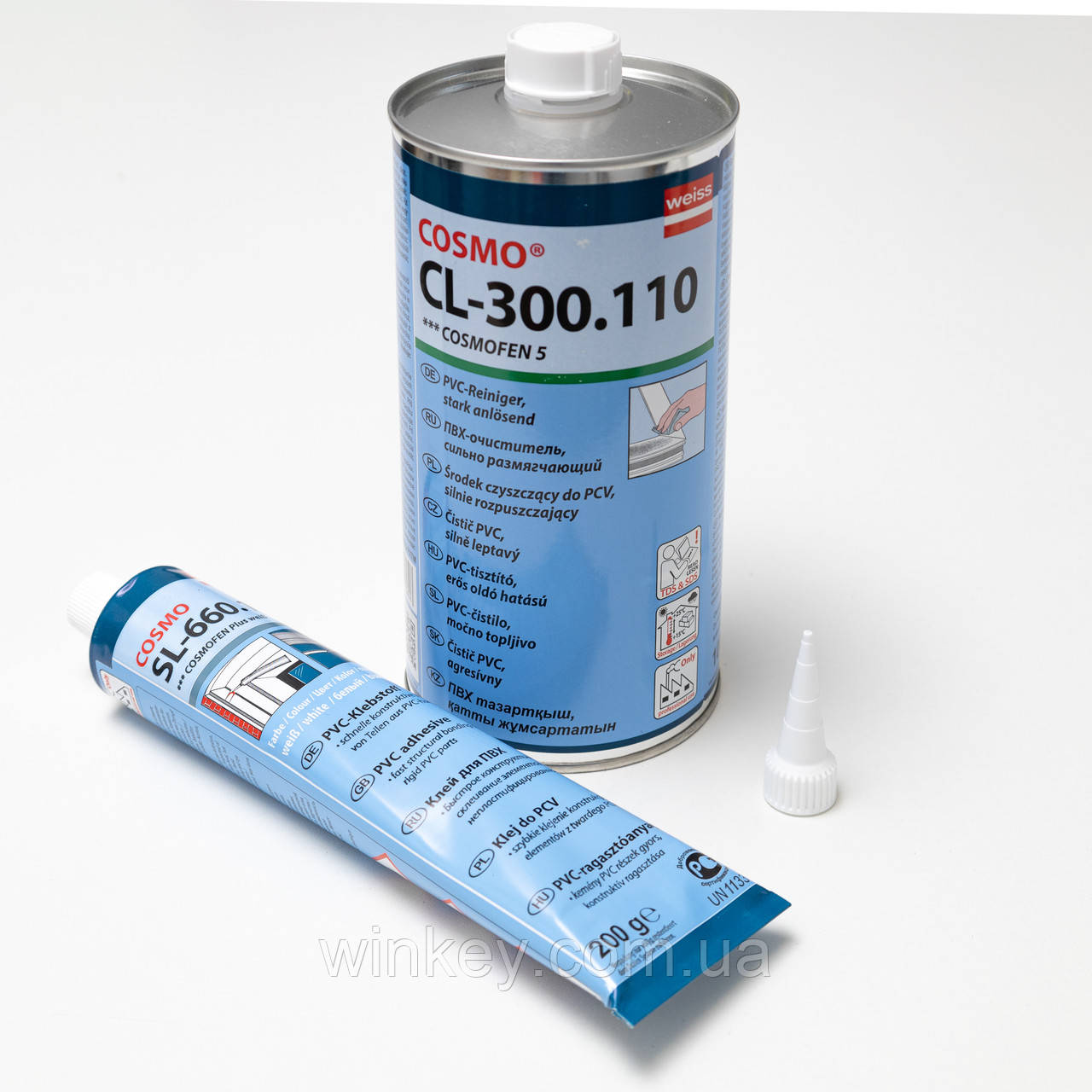 Очисник Cosmofen CL-300.110 5 з рідкий пластик Cosmofen SL-660.220 білий