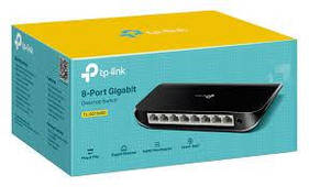 Комутатор TP-LINK TL-SG1008D, 8x100/1000 Mb/s