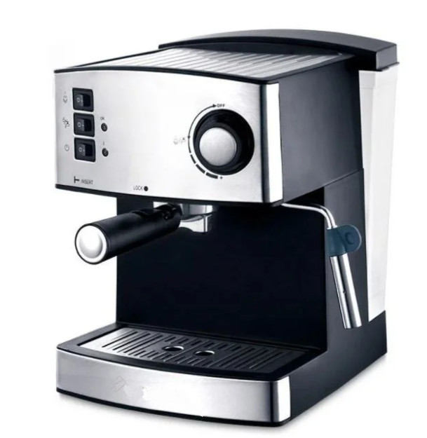 Ріжкова кавоварка з капучинатором Sinbos для дому та офісу, універсальна кавова машина для приготування кави