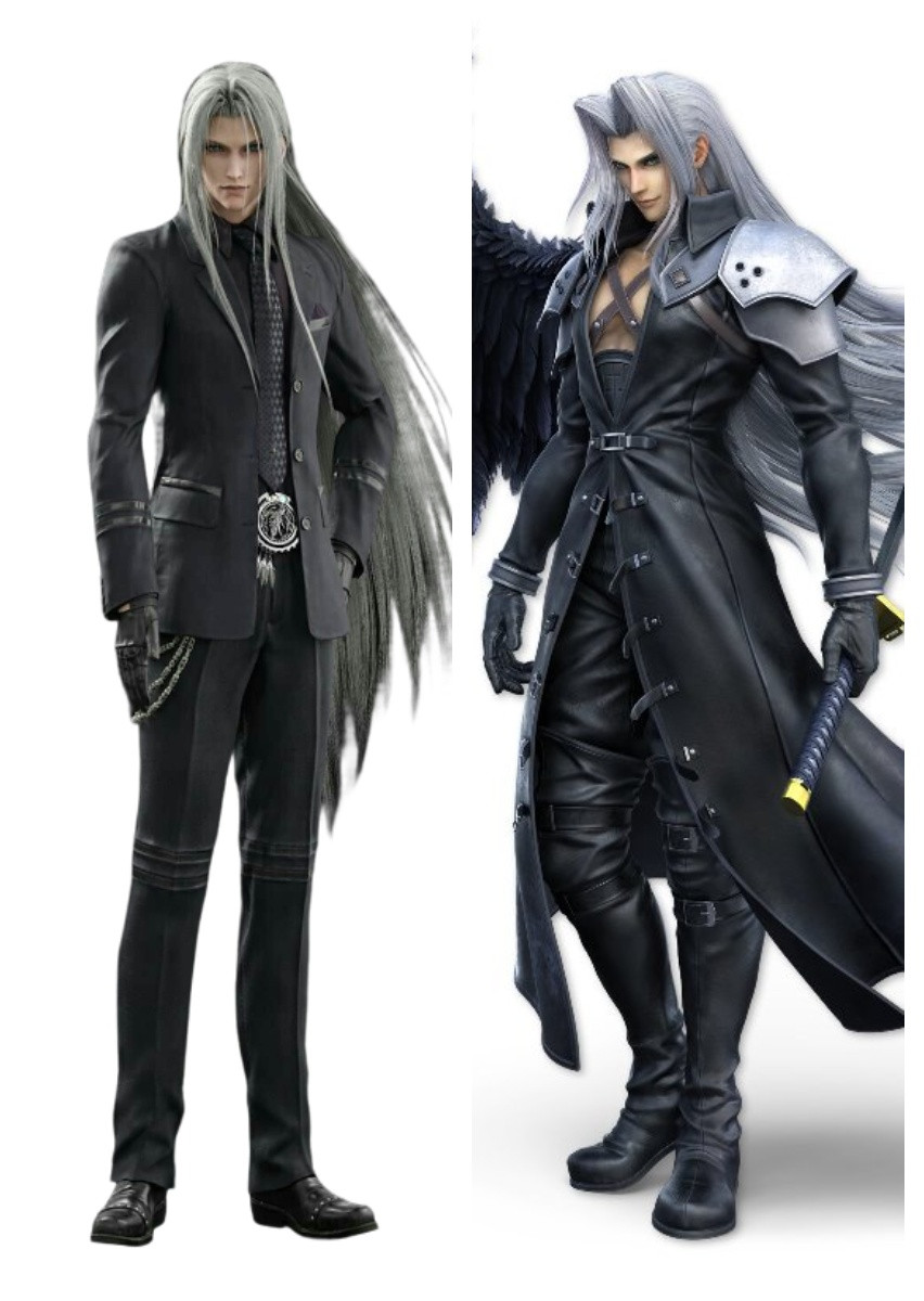 Дакімакура 150х50 см Сефірот Остання Фантазія Sephiroth Nintendo Final Fantasy Подушка з наволочкою двостороння