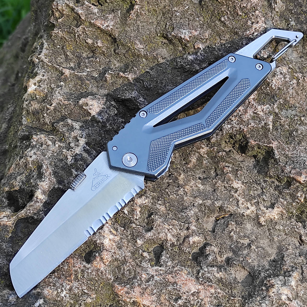 Ніж складний Gerber Crevice, склобій, карабін, відкривачка. (30-000174)