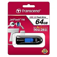 Флеш память Transcend JetFlash 790 TS64GJF790K Black 64 GB USB 3.0