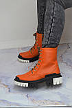 Шкіряні черевики на модній підошві, фото 7