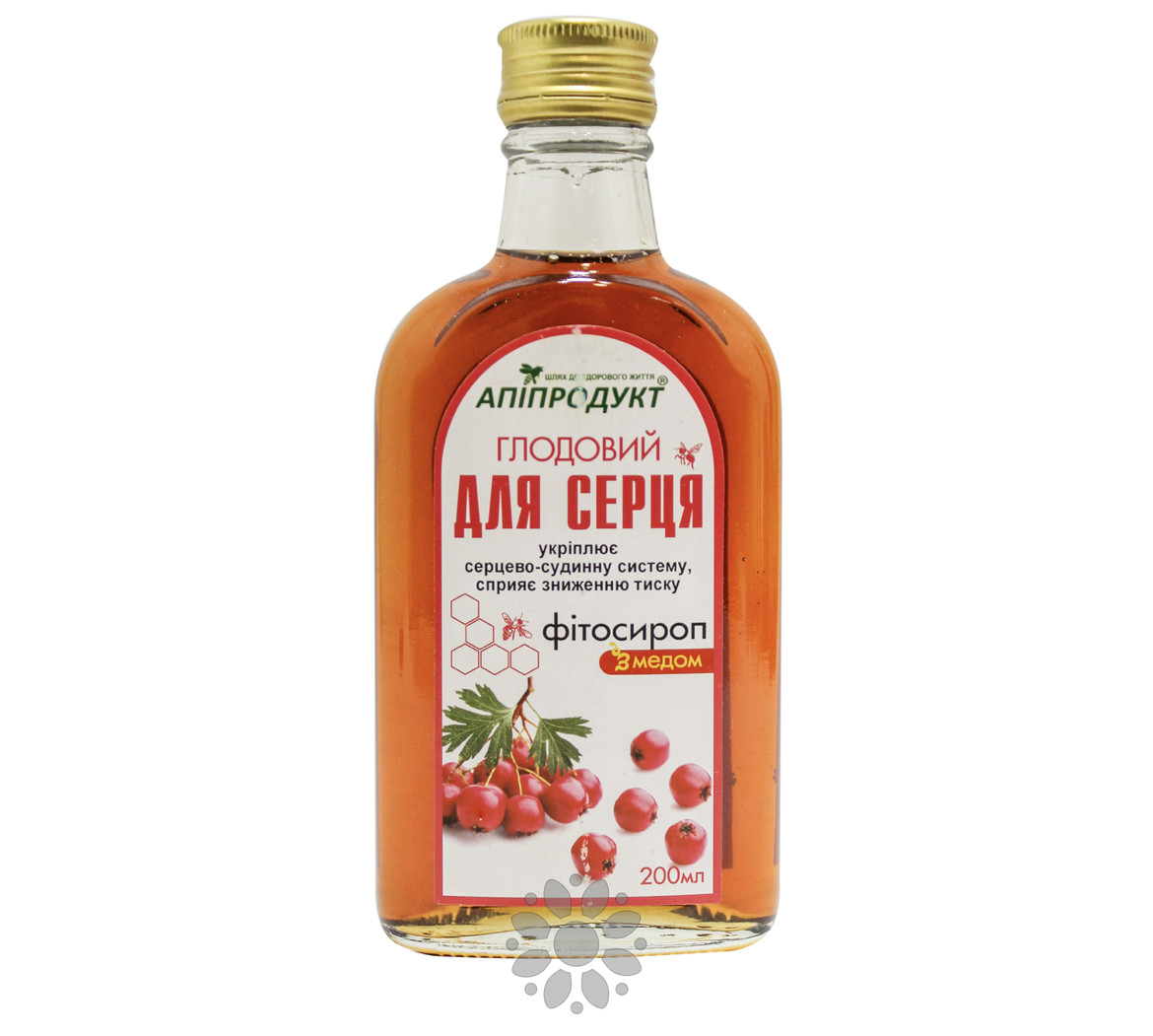 Фітосироп для серця Апіпродукт глодовий 200 мл
