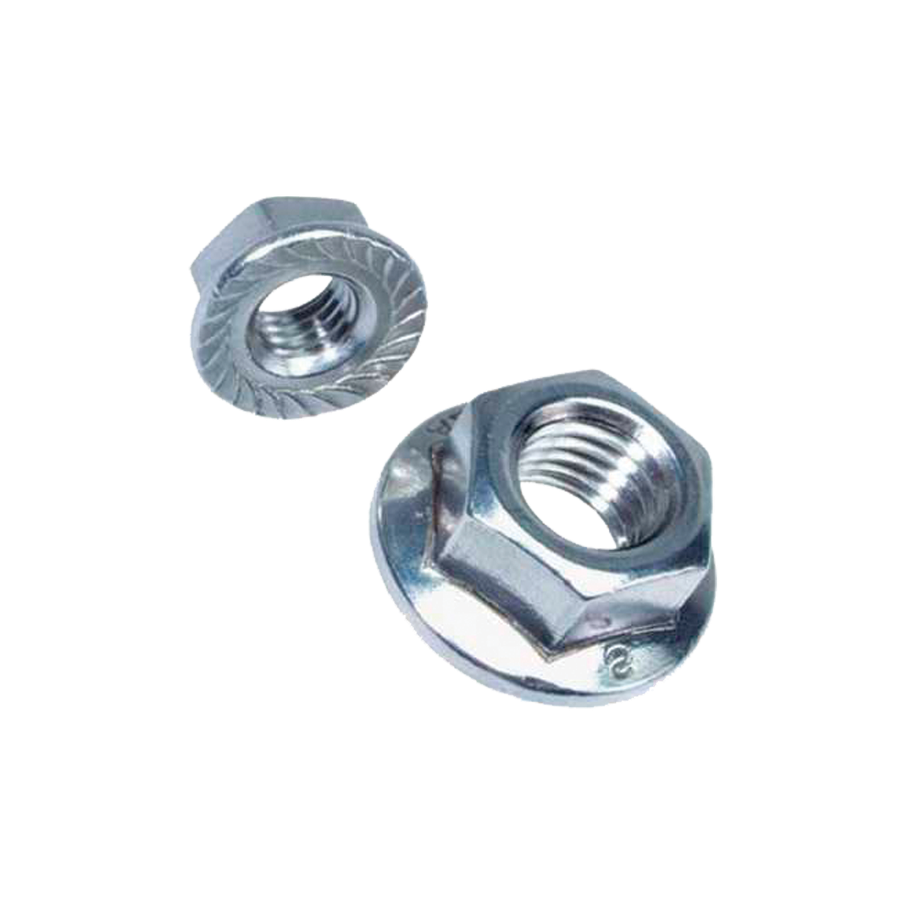 Гайка фланцева зубчаста М8, фото 1