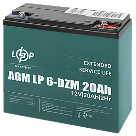 Тяговий свинцево-кислотний акумулятор LP 6-DZM-20 Ah