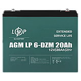 Тяговий свинцево-кислотний акумулятор LP 6-DZM-20 Ah, фото 5