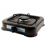 Настільний газовий таганок Domotec MS-6601 на 1 конфорку для дому, Побутова кухонна компактна газова плита