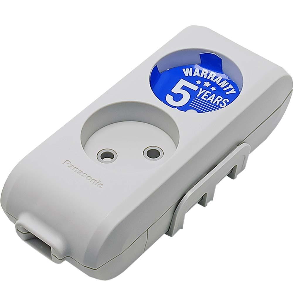 Електрична колодка 2 розетки Panasonic X-tendia без заземлення, фото 1