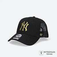 Кепка 47 Brand MLB New York Yankees Branson Metallic B-BRMTL17CTP-BK (B-BRMTL17CTP-BK). Спортивные бейсболки.