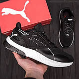 Літні чоловічі кросівки сітка чорні спортивні на літо *2060-5*, фото 2