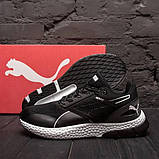 Літні чоловічі кросівки сітка чорні спортивні на літо *2060-5*, фото 4