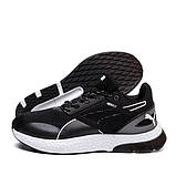 Літні чоловічі кросівки сітка чорні спортивні на літо *2060-5*, фото 5