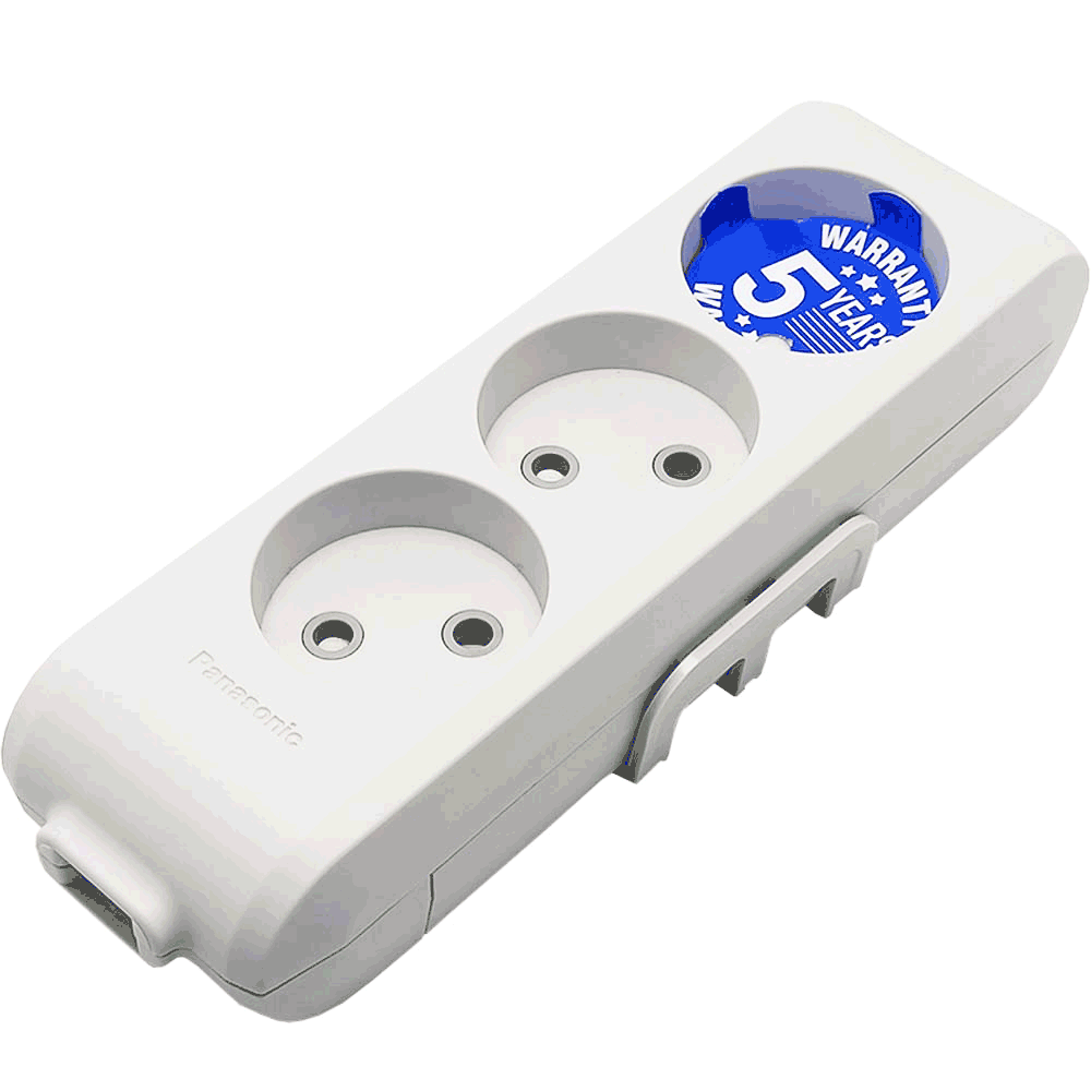 Електрична колодка 3 гнізда без з/з Panasonic X-tendia, фото 1