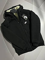 Батник на меху мужской NIKE S-XXL арт.1151, Цвет Черный, Международный размер XL, Размер мужской одежды (RU)