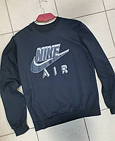 Свитшот мужской NIKE M-3XL двунить арт.1200, Цвет Графит, Международный размер XXXL, Размер мужской одежды