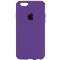 Чехол для iPhone 7/8 Silicone Case Full Cover- темно-фиолетовый