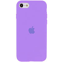 Чехол для iPhone 7/8 Silicone Case Full Cover-сиреневый