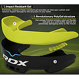 Боксерська капа RDX Gel 3D Pro Black/Green, фото 2